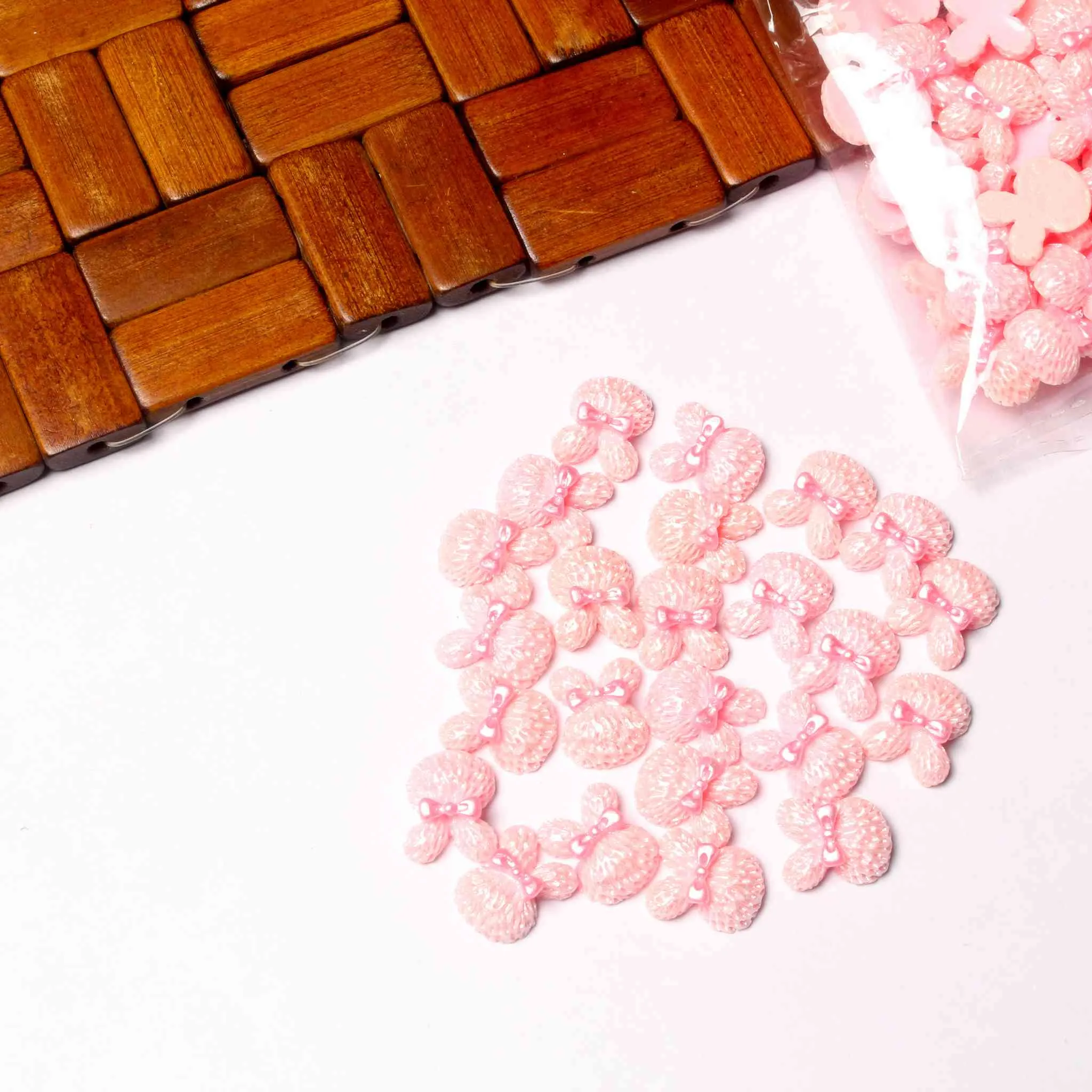 🐻🐰 Flat Base Resin Cabochons - Teddy & Bunny Designs for DIY Crafts & Decor! 🌈
