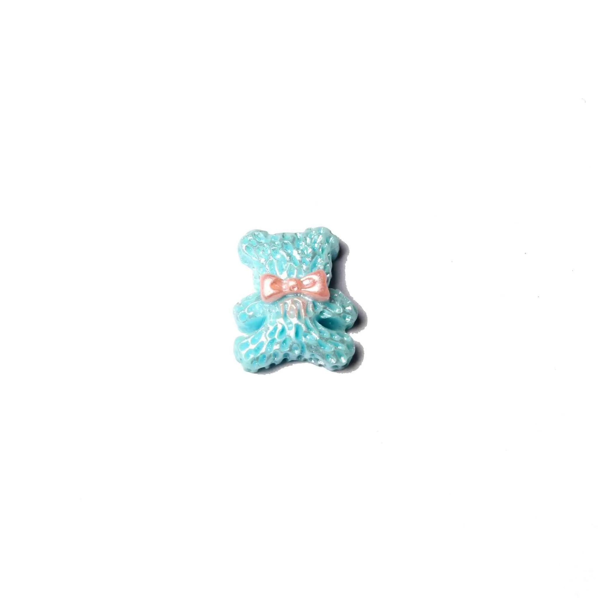 🐻🐰 Flat Base Resin Cabochons - Teddy & Bunny Designs for DIY Crafts & Decor! 🌈