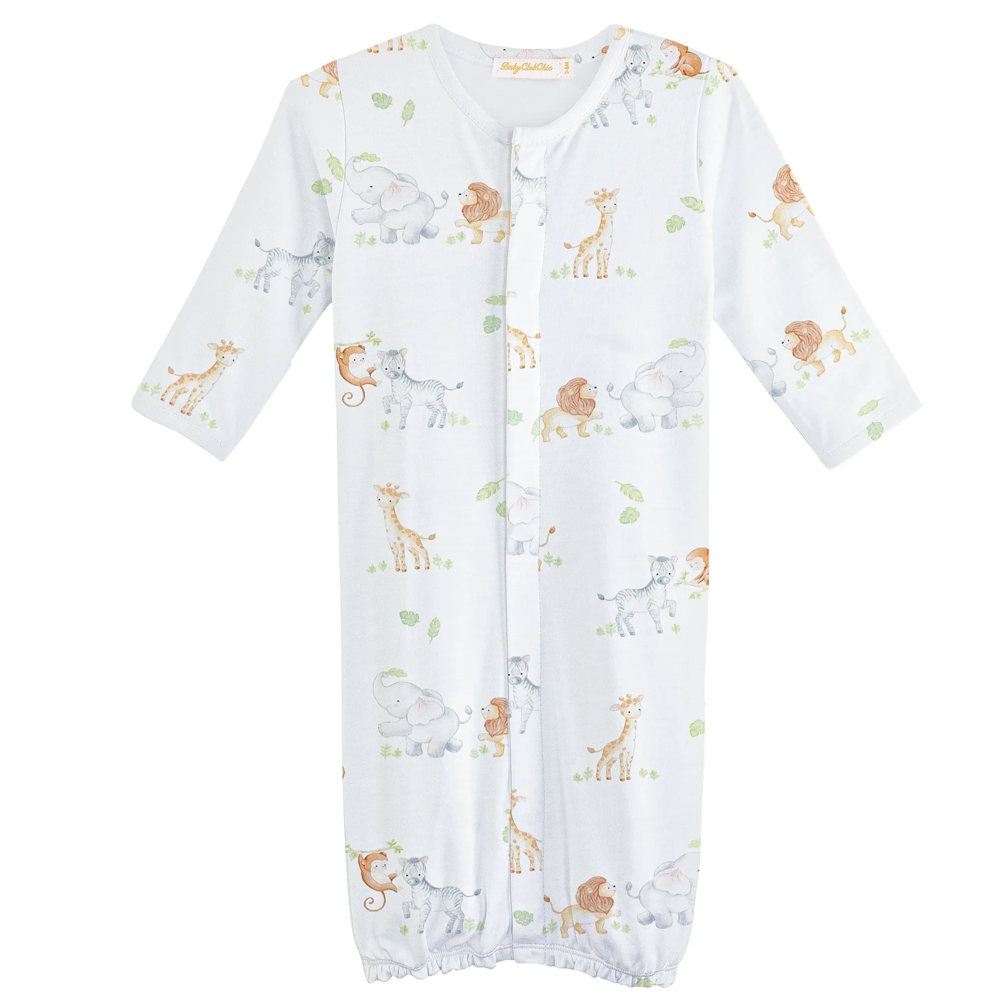 0-3M  Sweet Safari Adventure Convertible Onesie
