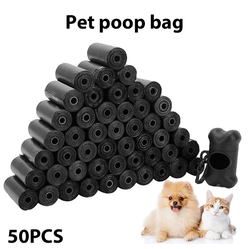 10/20/50pcs Dog Poop Bags Disposable Pet Waste Bags Dog Up Clean Bag Dispenser Outdoor Clean Pet Supplies