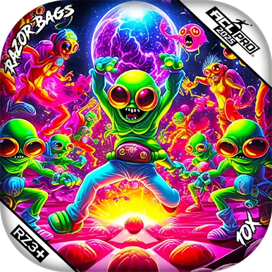 10X | Alien Dance Party | ACL PRO Razor Cornhole Bags
