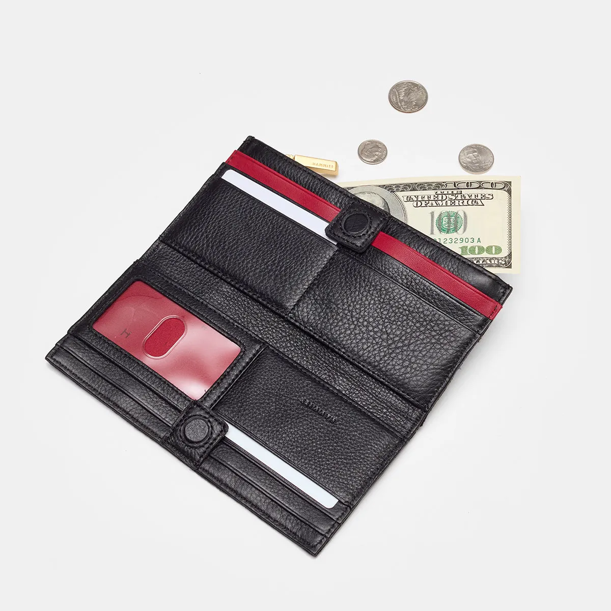 110 North | Black/Brushed Gold Red Zip