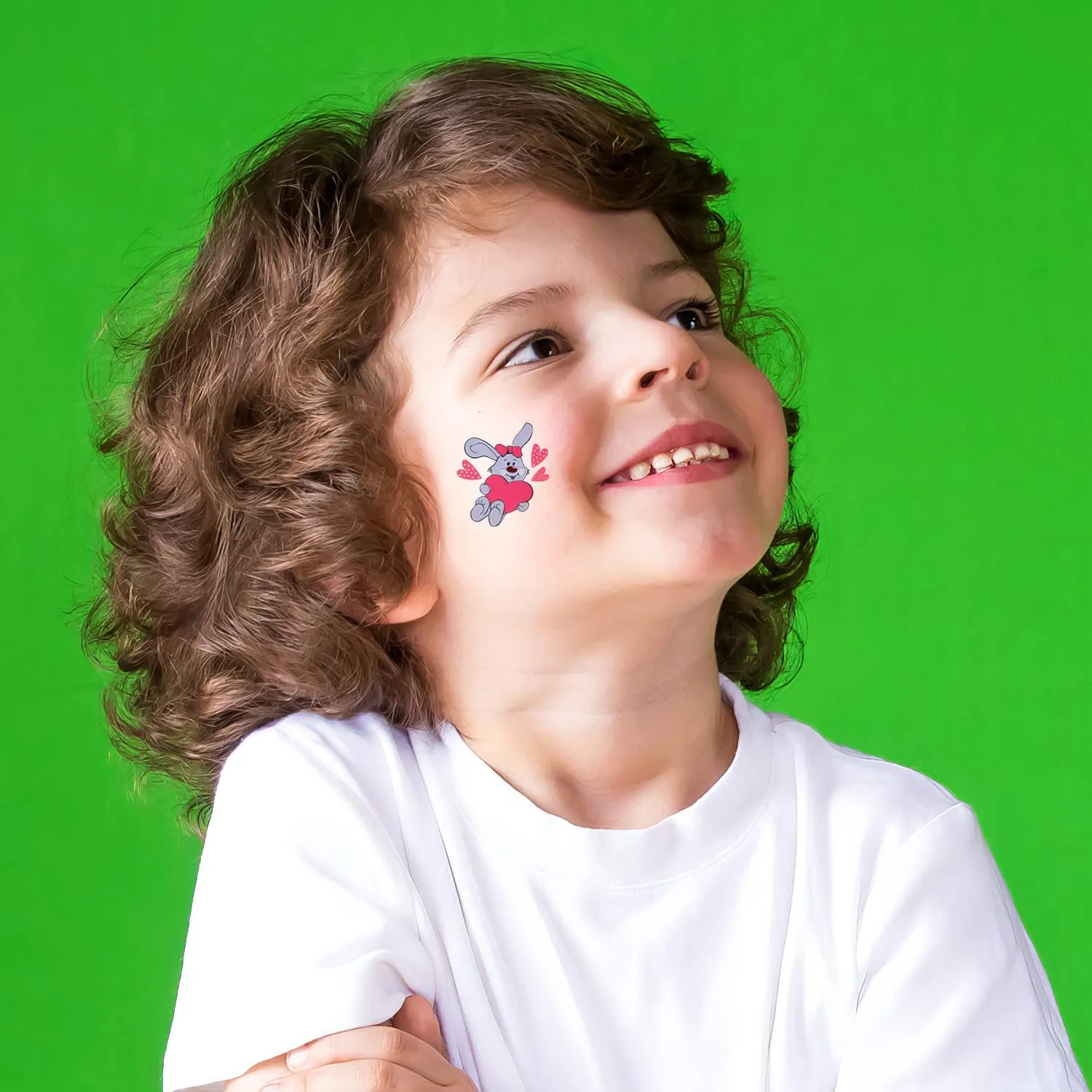 144 Valentines Tattoos for Kids - Cool Valentines Goodie Bag Stuffers, Heart Love Tattoo Stickers -Valentines for Kids Classroom Exchange - Valentines Treats, Valentine Party Favors,