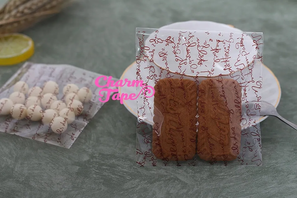 20/50/100 bags Writing Cello Bags // Poly Bags // Self Sealing bags // Wedding Favor Bags // Party Bags Set CB21