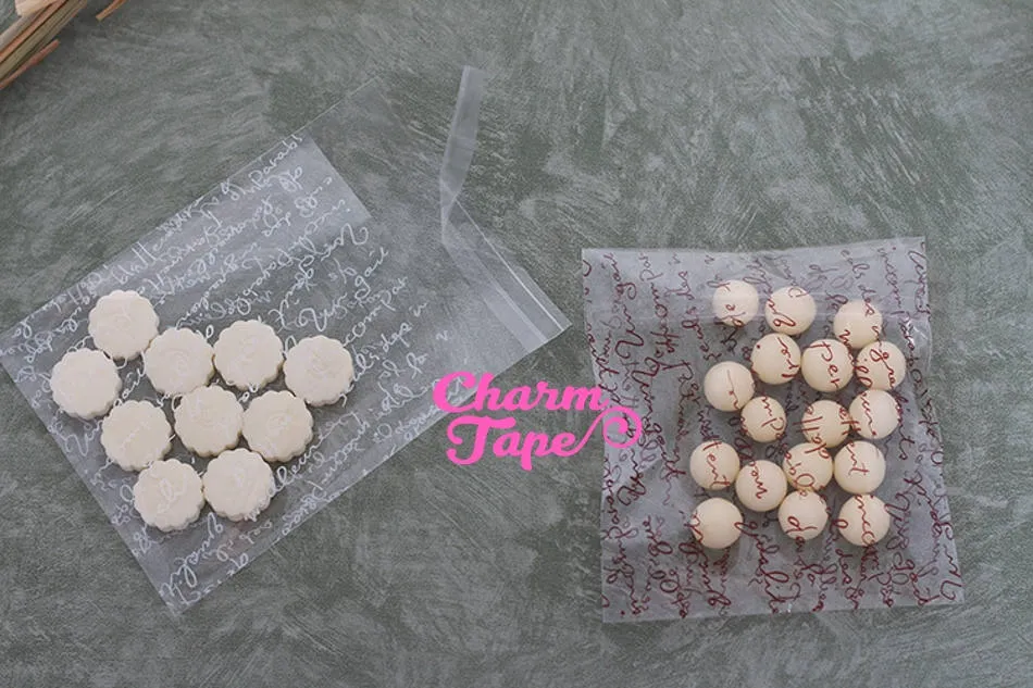 20/50/100 bags Writing Cello Bags // Poly Bags // Self Sealing bags // Wedding Favor Bags // Party Bags Set CB21