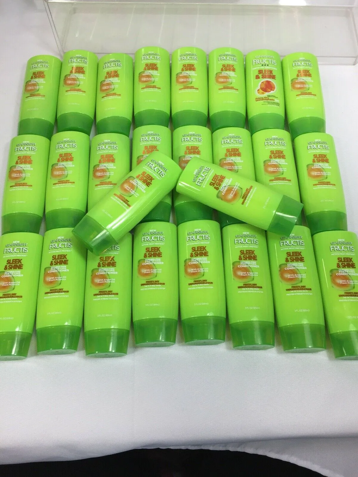 (26a) Garnier Fructis Sleek & Shine Conditioner 3oz Travel Sz
