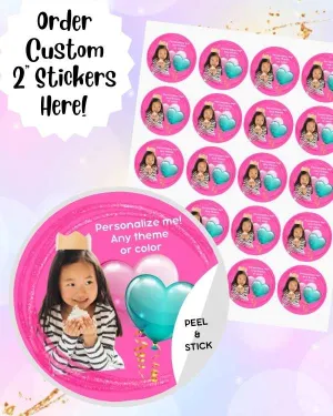 2" Custom Round Stickers (20pcs.)