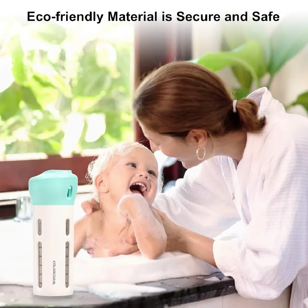 4-IN-1 LOTION SHAMPOO GEL TRAVEL DISPENSER