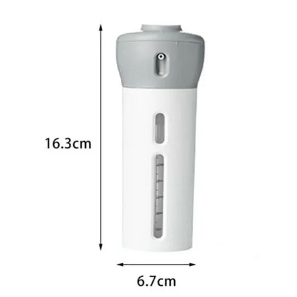 4-IN-1 LOTION SHAMPOO GEL TRAVEL DISPENSER