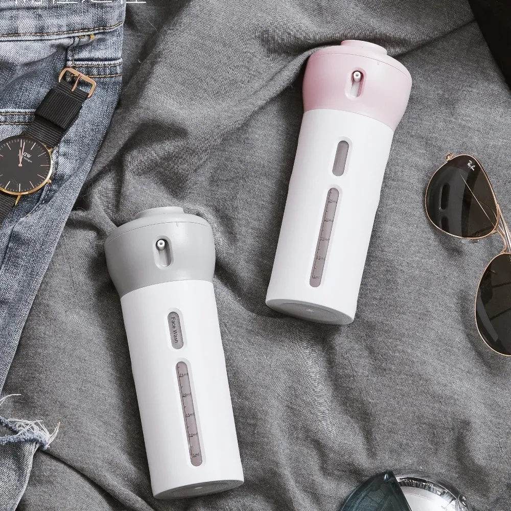 4-IN-1 LOTION SHAMPOO GEL TRAVEL DISPENSER