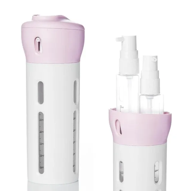 4-IN-1 LOTION SHAMPOO GEL TRAVEL DISPENSER
