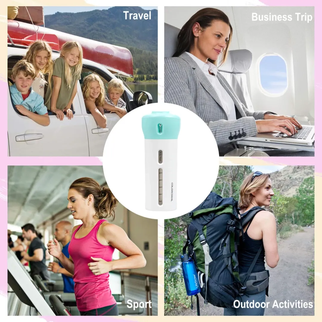 4-IN-1 LOTION SHAMPOO GEL TRAVEL DISPENSER