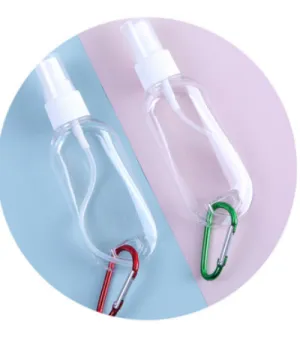 50ml Spray Bottle Hook- Travel Bottle