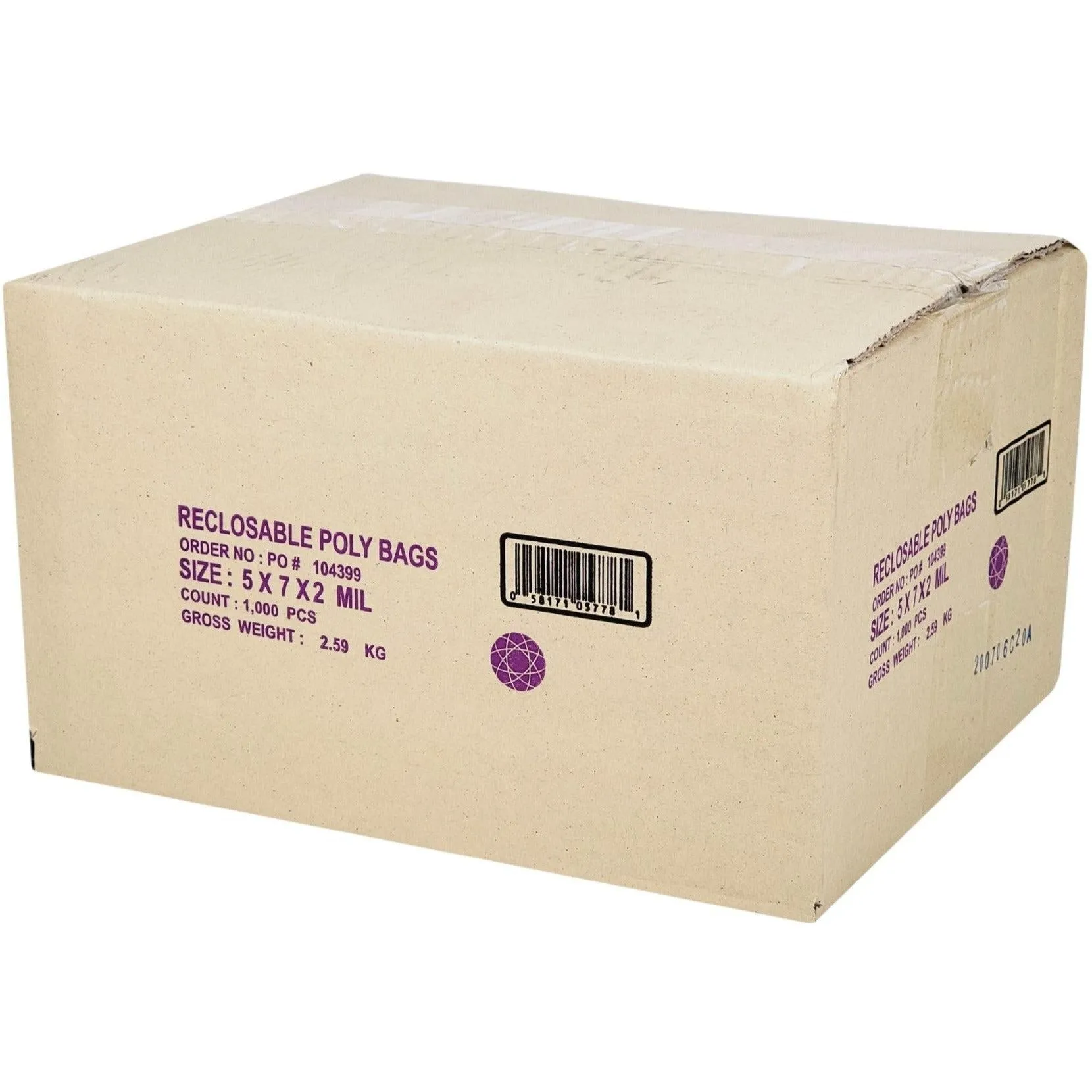 5"x7" - Ziplock Bags