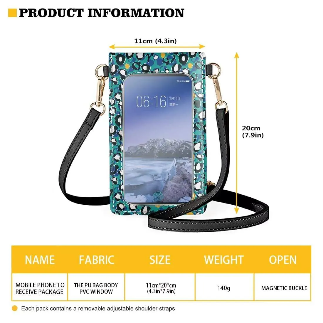 80s Cartoons Phone Crossbody Bag Preorder Preorder