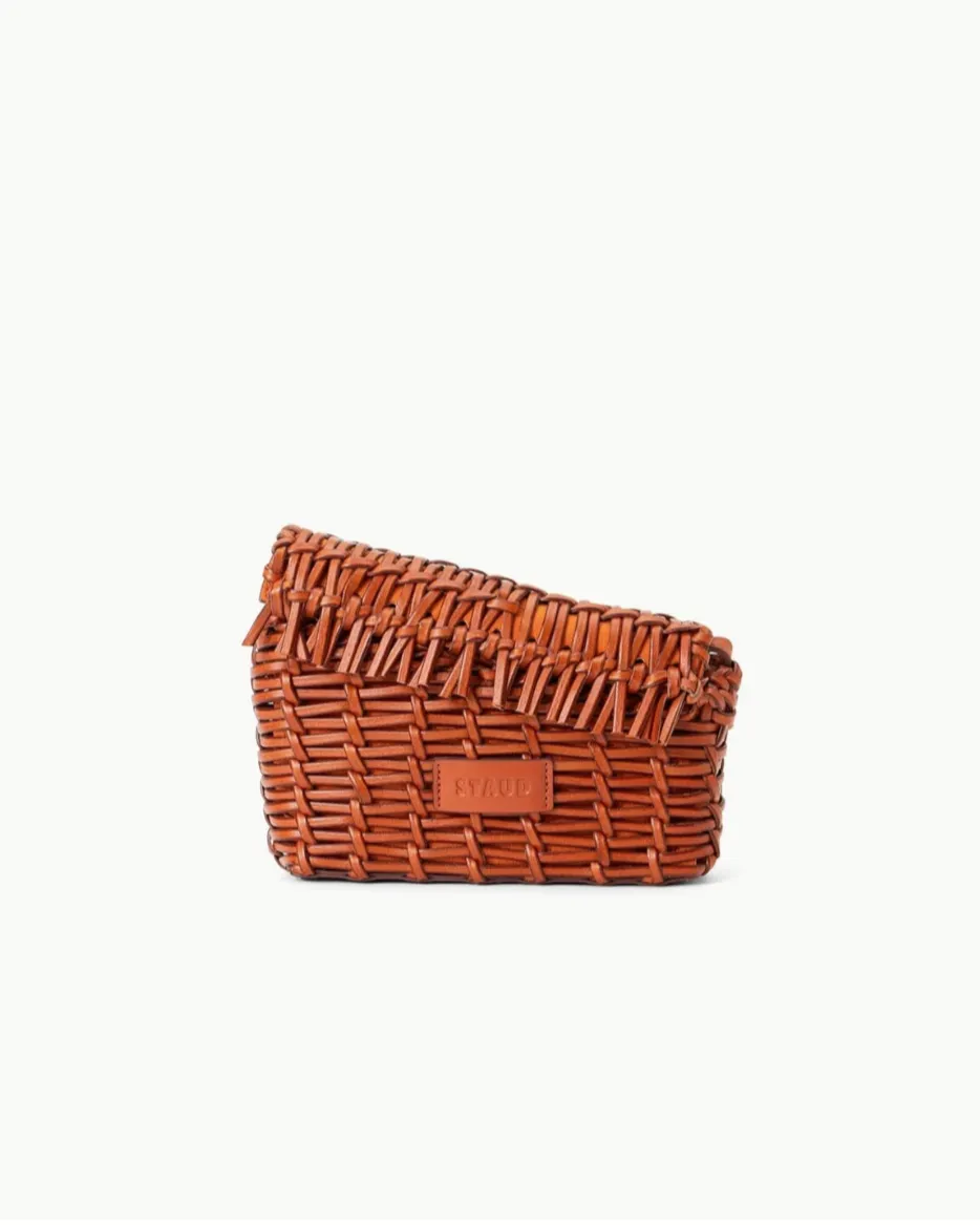 Acute Woven Crossbody Bag | Tan