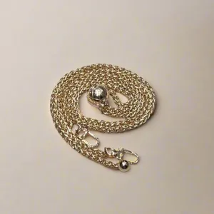 Adjustable 5mm plait weave metal chain