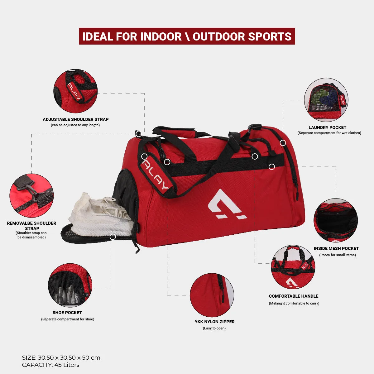 Alay Training Bag (Red)