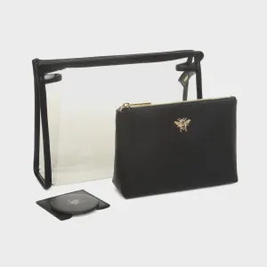 Alice Wheeler 3pc Beauty/Makeup Gift Set Black