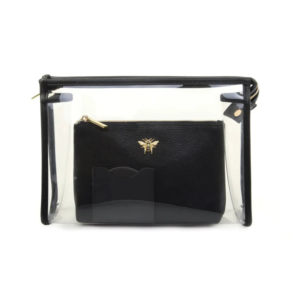 Alice Wheeler 3pc Beauty/Makeup Gift Set Black