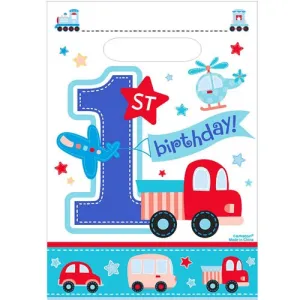 All Aboard 1st Birthday Loot bags