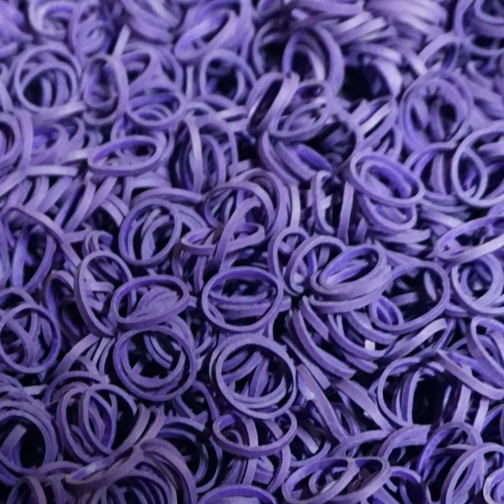Amelia Beauty | 1/2in, Purple, Elastic Rubber Band Pony Tail Holders | Made in USA, Ideal for Ponytails, Braids, Twists, Dreadlocks, Styling Accessories for Women, Men and Girls | 500 Pack