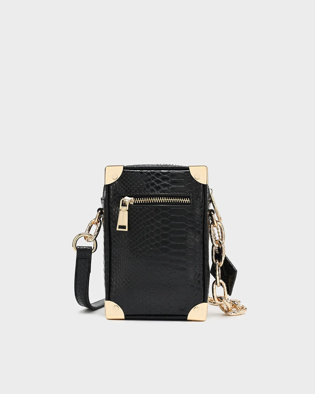 Apollo 1 Boxy Chic Messenger Bag in Black