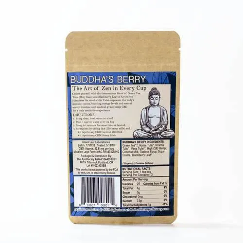 APOTHECARY CBD HEMP TEA | BUDDHA'S BERRY