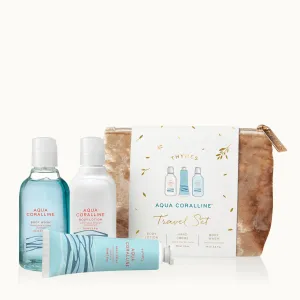 Aqua Coralline Travel Set