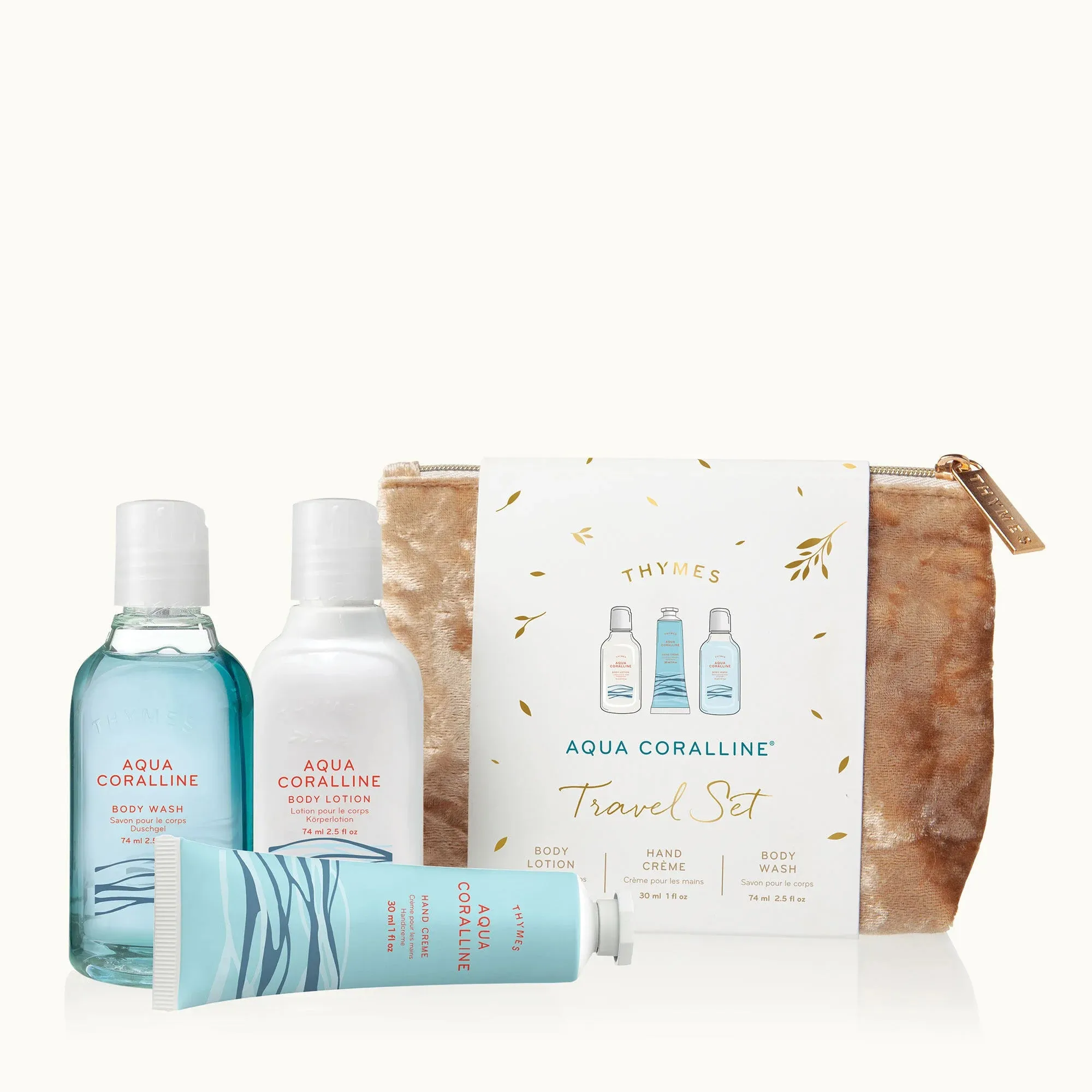 Aqua Coralline Travel Set