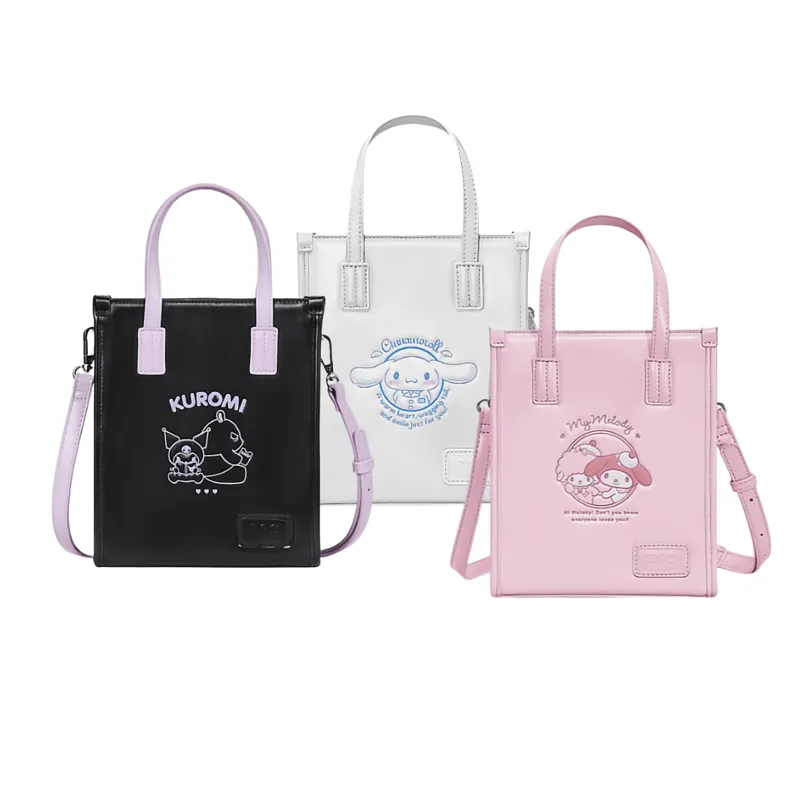 Authentic Sanrio PU Leather Crossbody Tote Bag