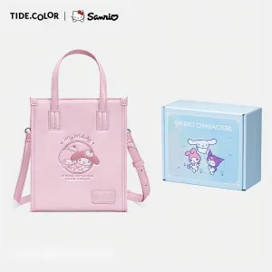 Authentic Sanrio PU Leather Crossbody Tote Bag