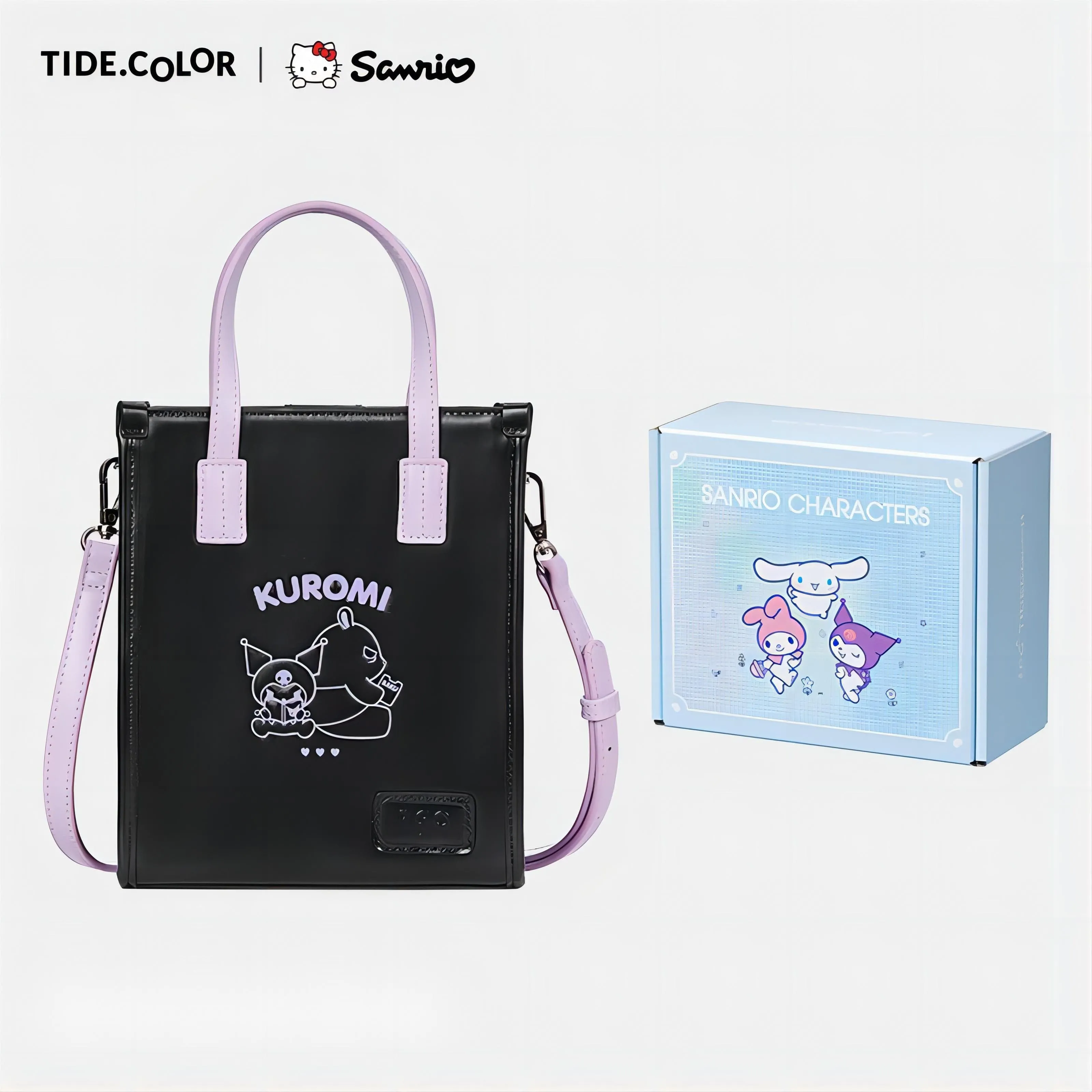 Authentic Sanrio PU Leather Crossbody Tote Bag