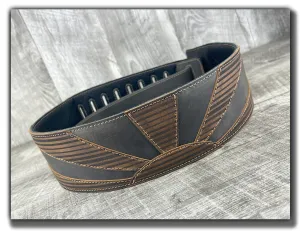 B-STOCK - Haleakala - Aged Steel 3" Leather Guitar Strap