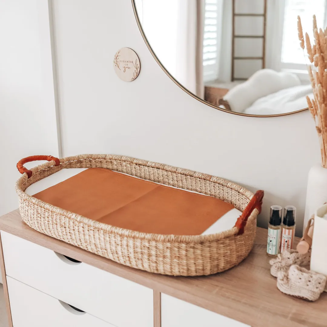 Baby Changing Basket - Vintage Net