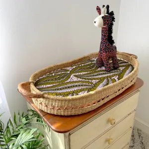 Baby Changing Basket - Vintage Net