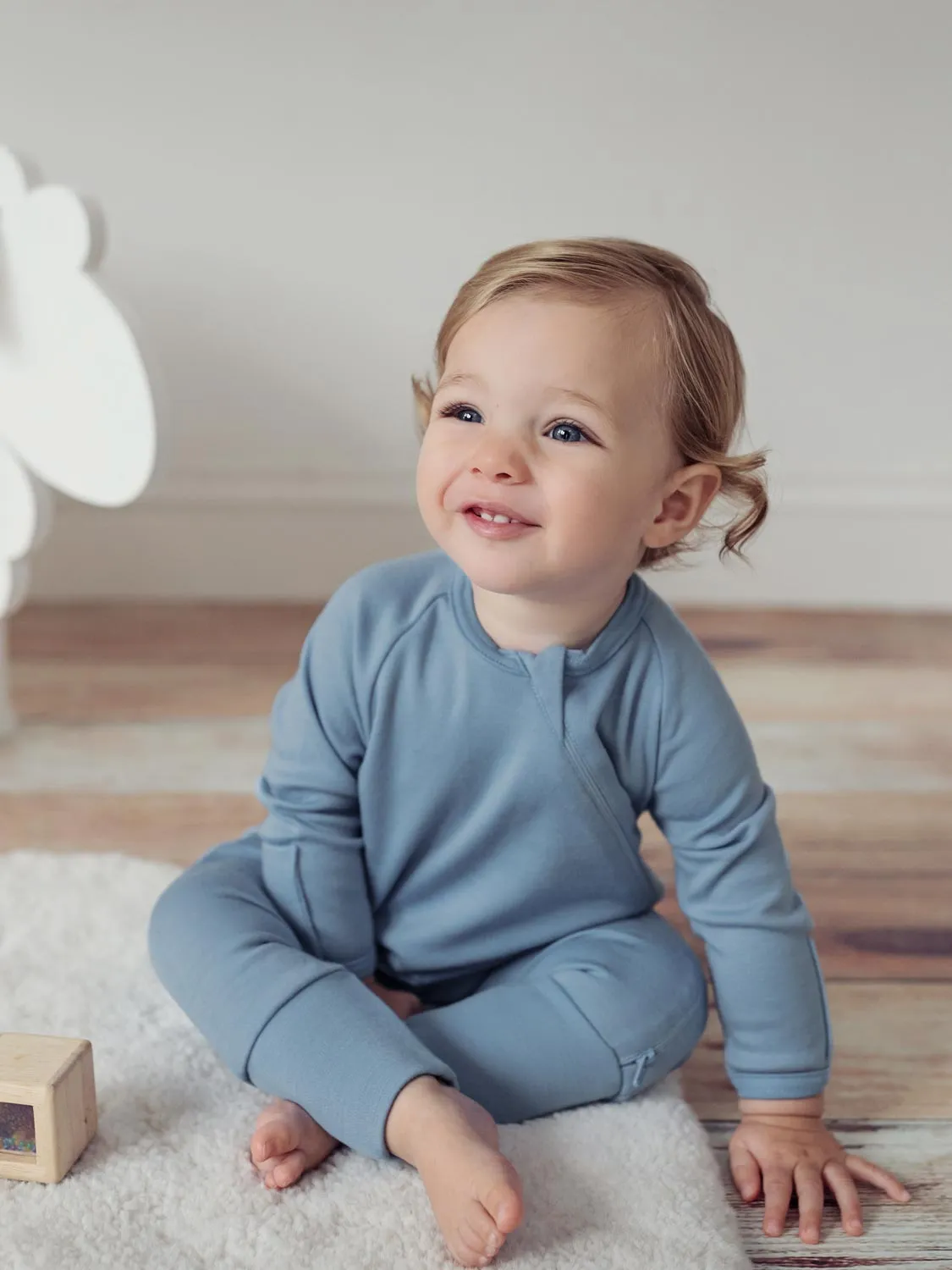Baby Merino Zip Sleepsuit