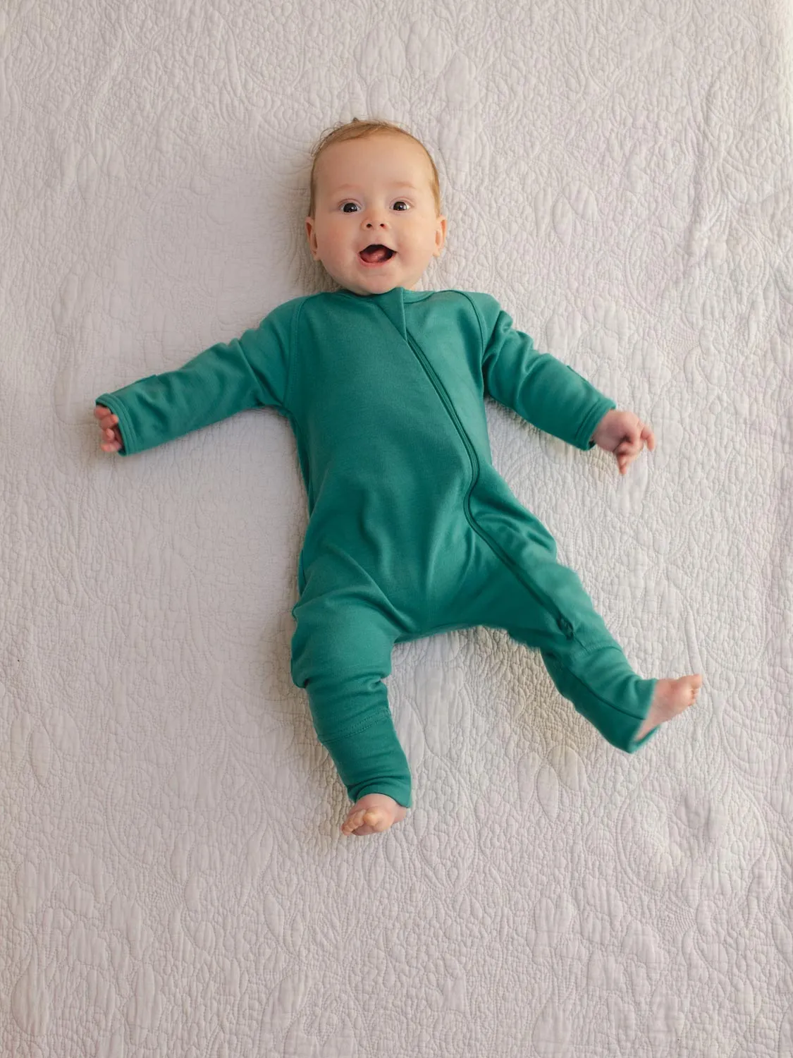 Baby Merino Zip Sleepsuit