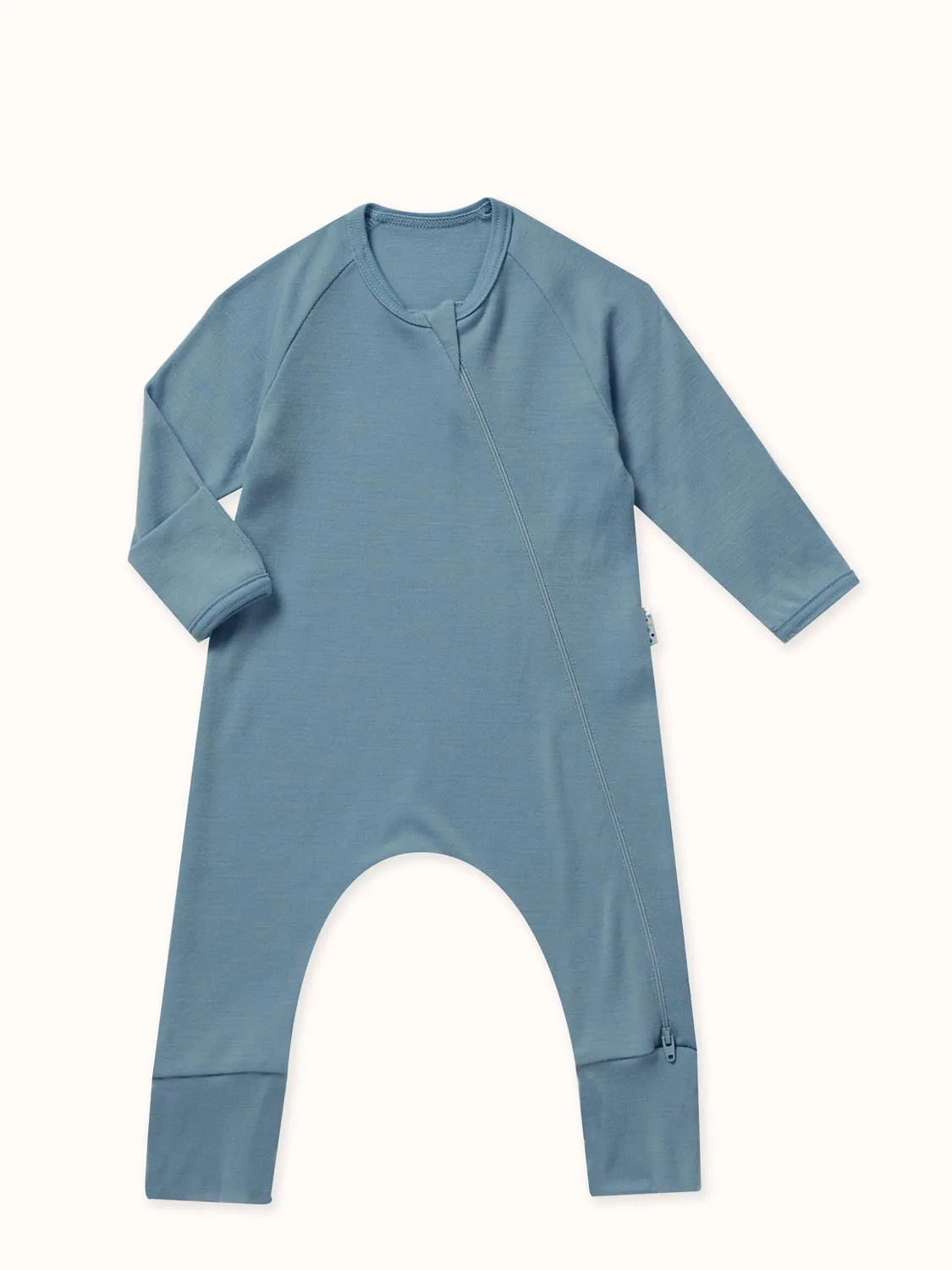 Baby Merino Zip Sleepsuit