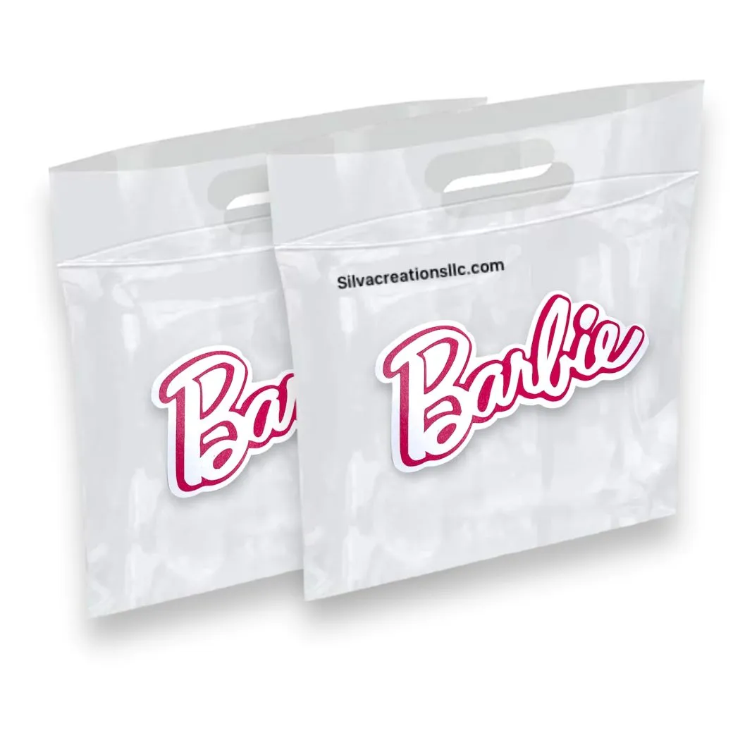 Barbie Themed Zipper Bag with Handles / 10 pcs.