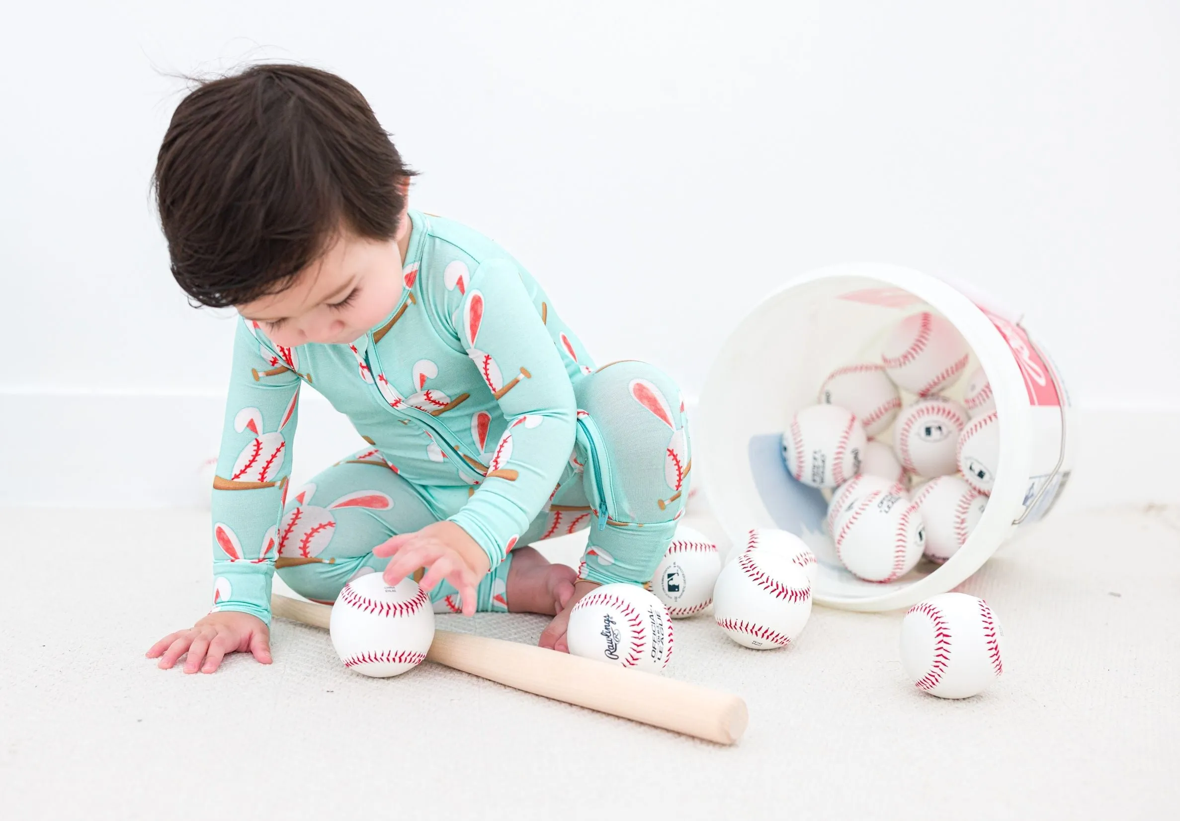 baseball bunnies convertible romper