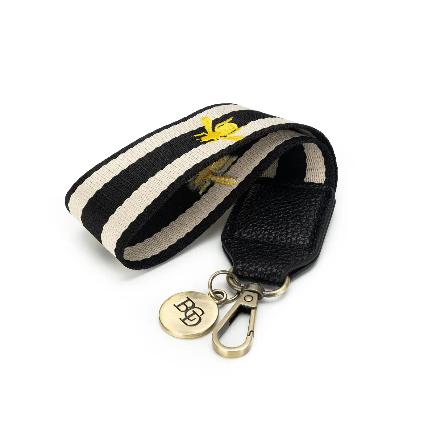 Bee Wrist Strap | Navy & White