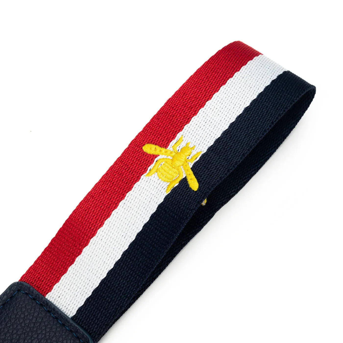 Bee Wrist Strap | Red & Navy