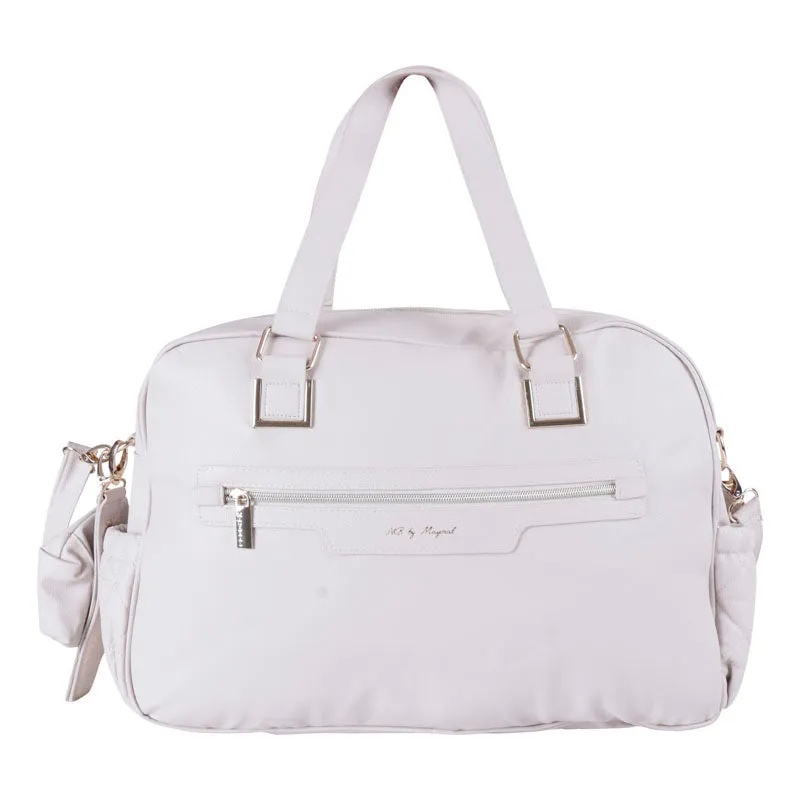Beige Bow Diaper Bag