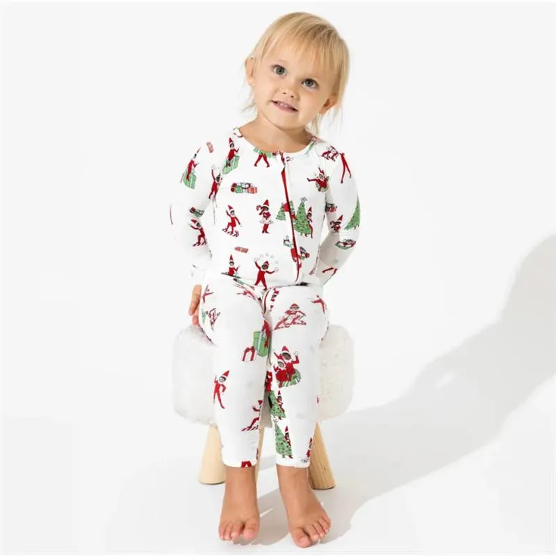 Bellabu Bear - Christmas Pajamas: The Elf On The Shelf Bamboo Sleepwear