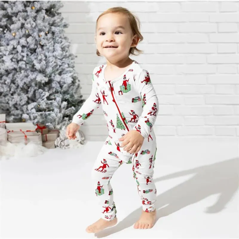 Bellabu Bear - Christmas Pajamas: The Elf On The Shelf Bamboo Sleepwear