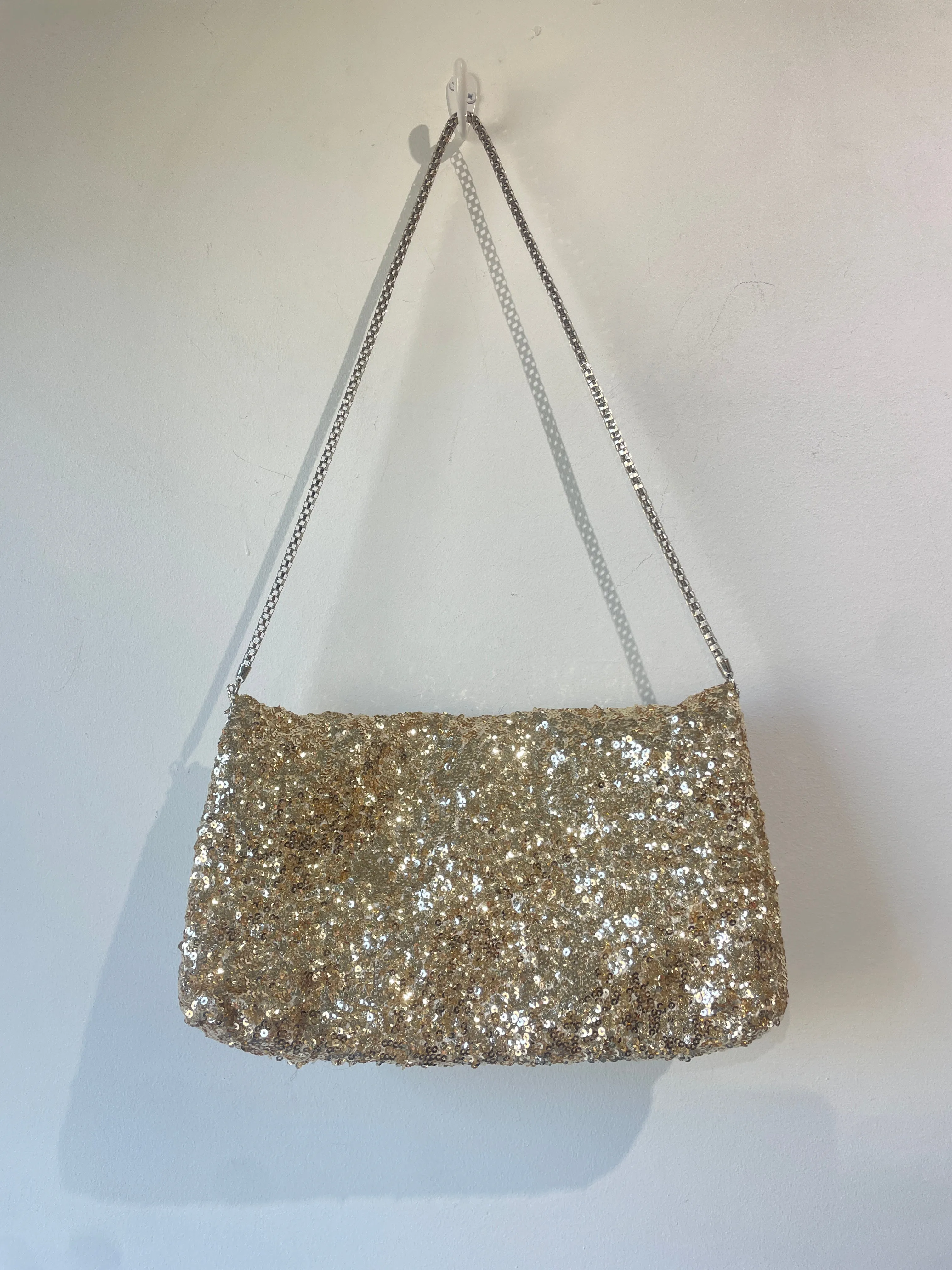 Betsey Johnson Sequins Bow Bag