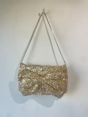 Betsey Johnson Sequins Bow Bag