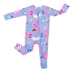 Birdie Bean Care Bears™ Donuts and Coffee Print Convertible Baby Romper