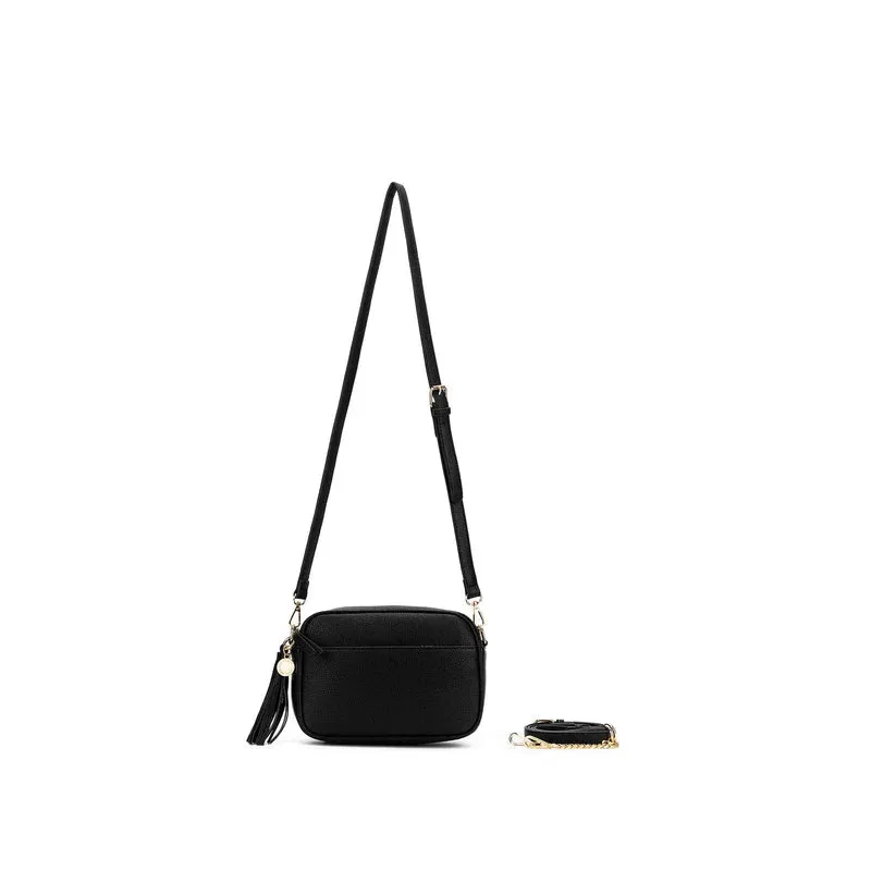 Black Caviar Indie Crossbody Bag Black